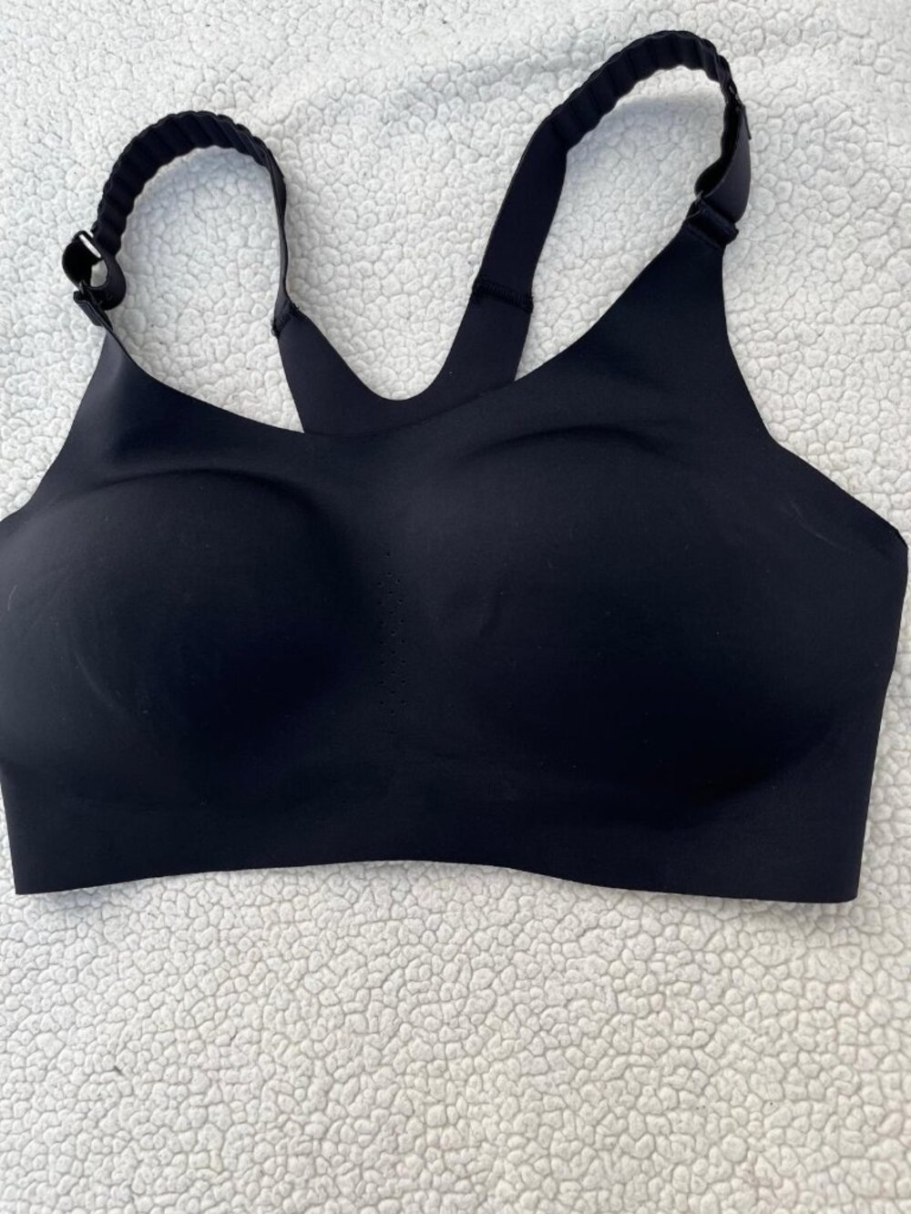 Brooks Black Racerback Sports Bra Wireless Women’s 34DD Pullover Activewear